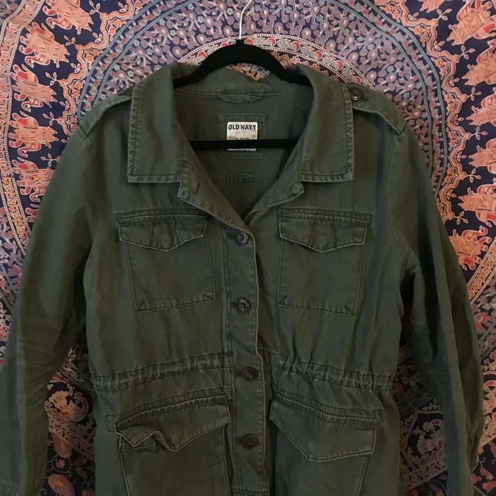 Old Navy canvas army jacket